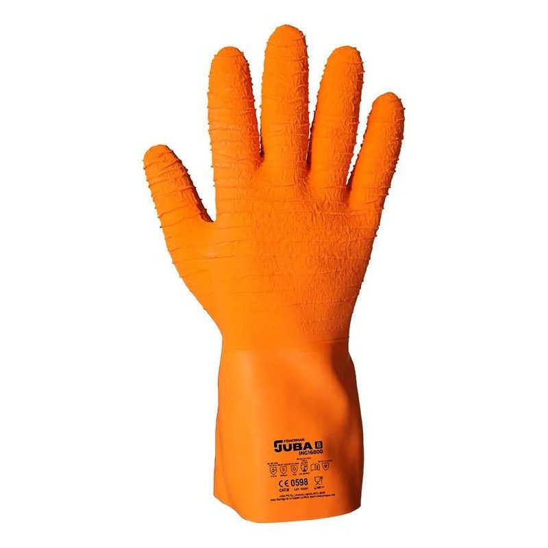 Gants Enduits de Latex Rugueux sur Support Coton