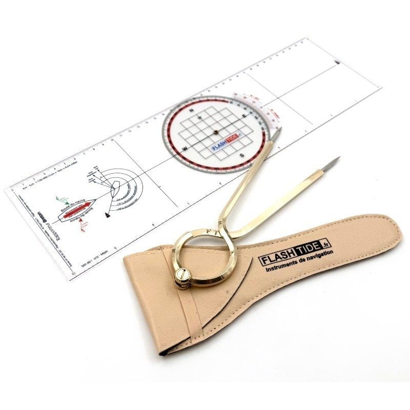 Protractor Ruler and Lyre Divider Kit