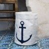 Recycled sail waste paper basket | Picksea