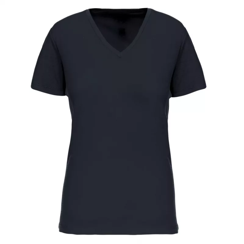 T-shirt coton bio 150IC col V pour Femme