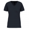 T-shirt coton bio 150IC col V pour Femme