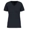 T-shirt coton bio 150IC col V pour Femme