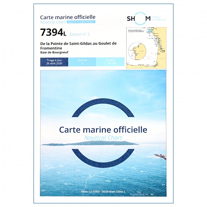 Marine Chart 7394L: Fromentine to St Gildas | Picksea