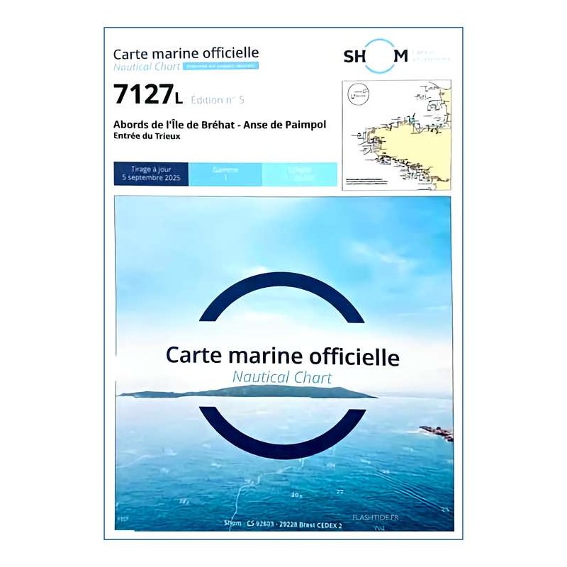 Marine chart 7127L: Brehat Island - Paimpol Cove | Picksea