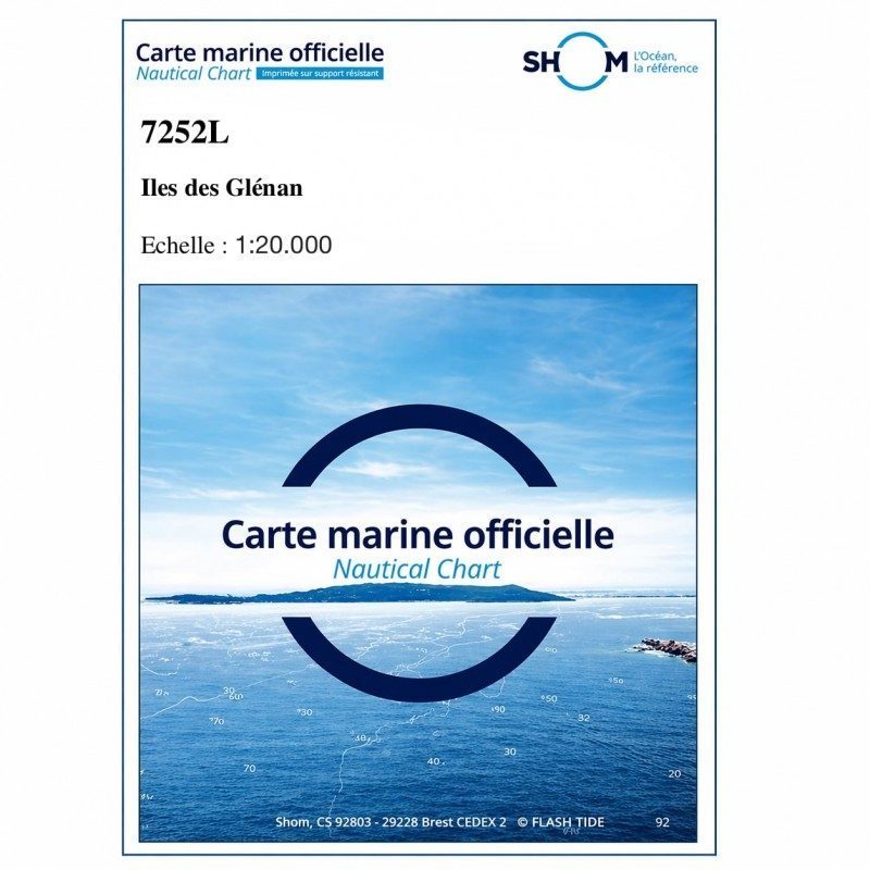 Nautical Chart 7252L  Les Glénans | Picksea