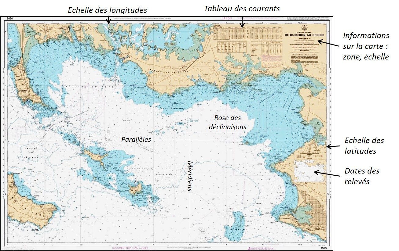 Structure carte marine